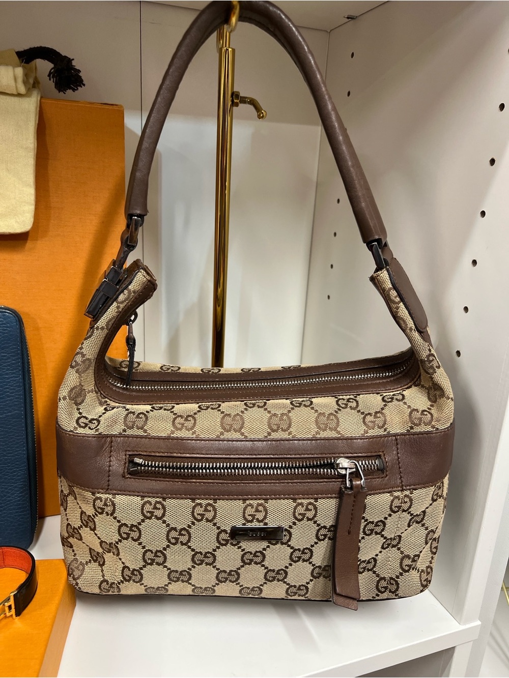 🔥🔥 Gucci GG Canvas Hobo Mini Bag